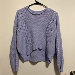 purple sweater from charlotte russe, size L